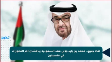 لقاء رفيع.. محمد بن زايد وولي عهد السعودية يناقشان آخر التطورات في فلسطين